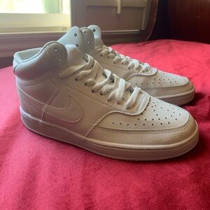 Nike - Women’s Court Vision Mid Shoes - White - Sz 8.5
